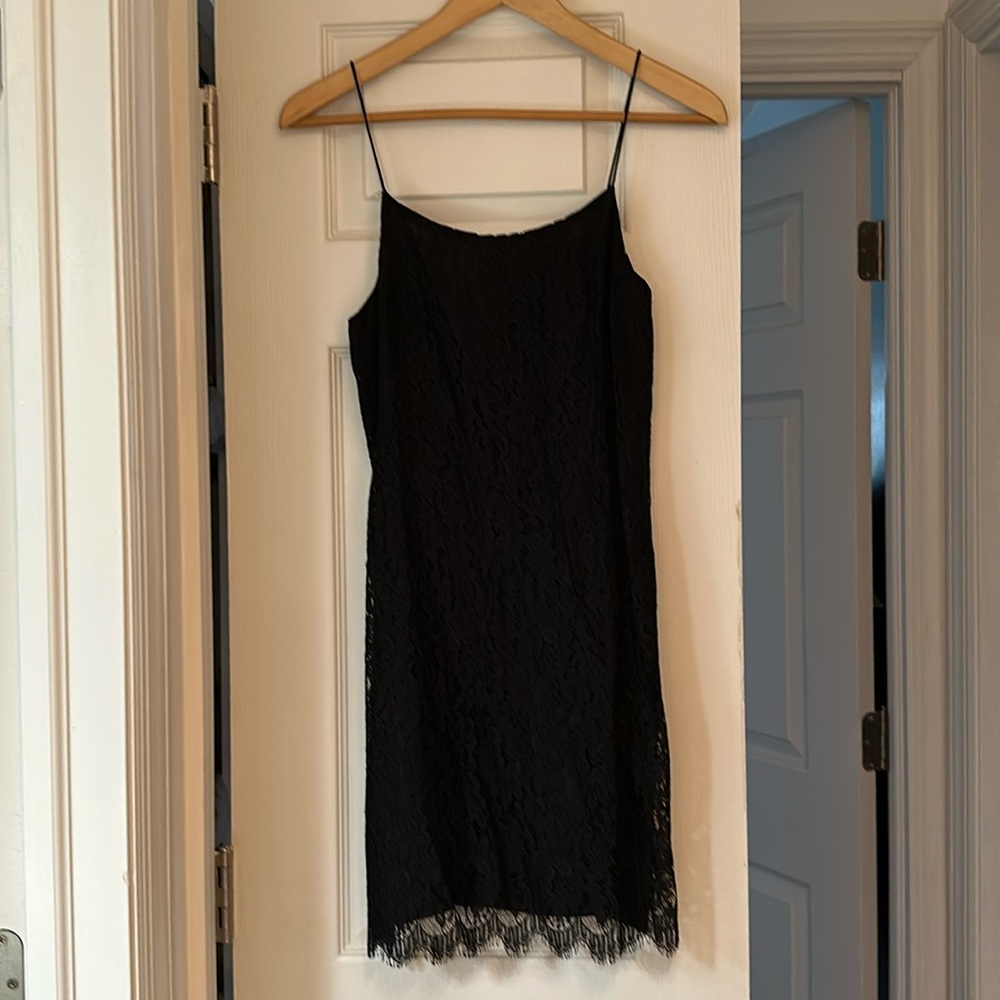 Little black lace dress